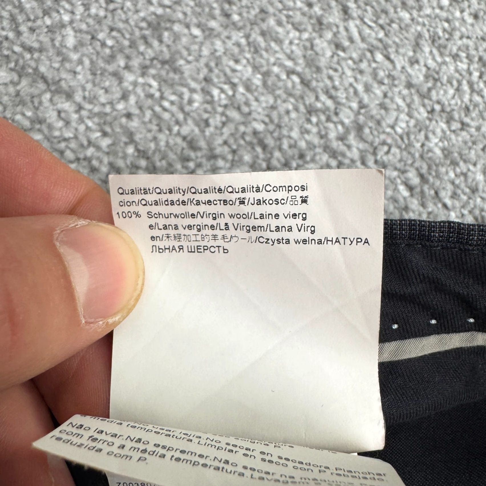 Hugo Boss VINTAGE Hugo Boss Dress Pants Mens 48R Wool Straight Gray Business Casual Formal Workwear Size US 32 / EU 48 - 7 Thumbnail
