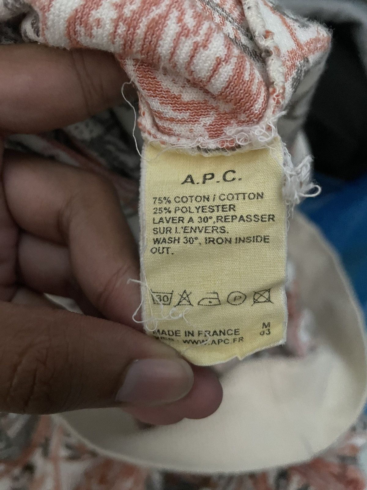 A.P.C. Vintage APC Zip Up Jacket Nice Design Made in France Size US S / EU 44-46 / 1 - 4 Thumbnail
