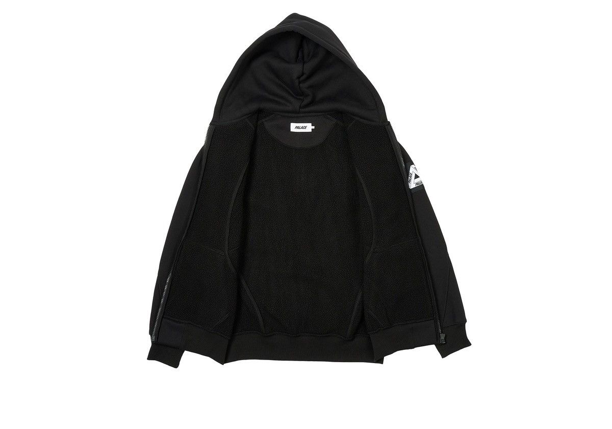 Palace PALACE BLACK BONDED SHERPA ZIP HOOD MENS SIZE XL Size US XL / EU 56 / 4 - 2 Thumbnail