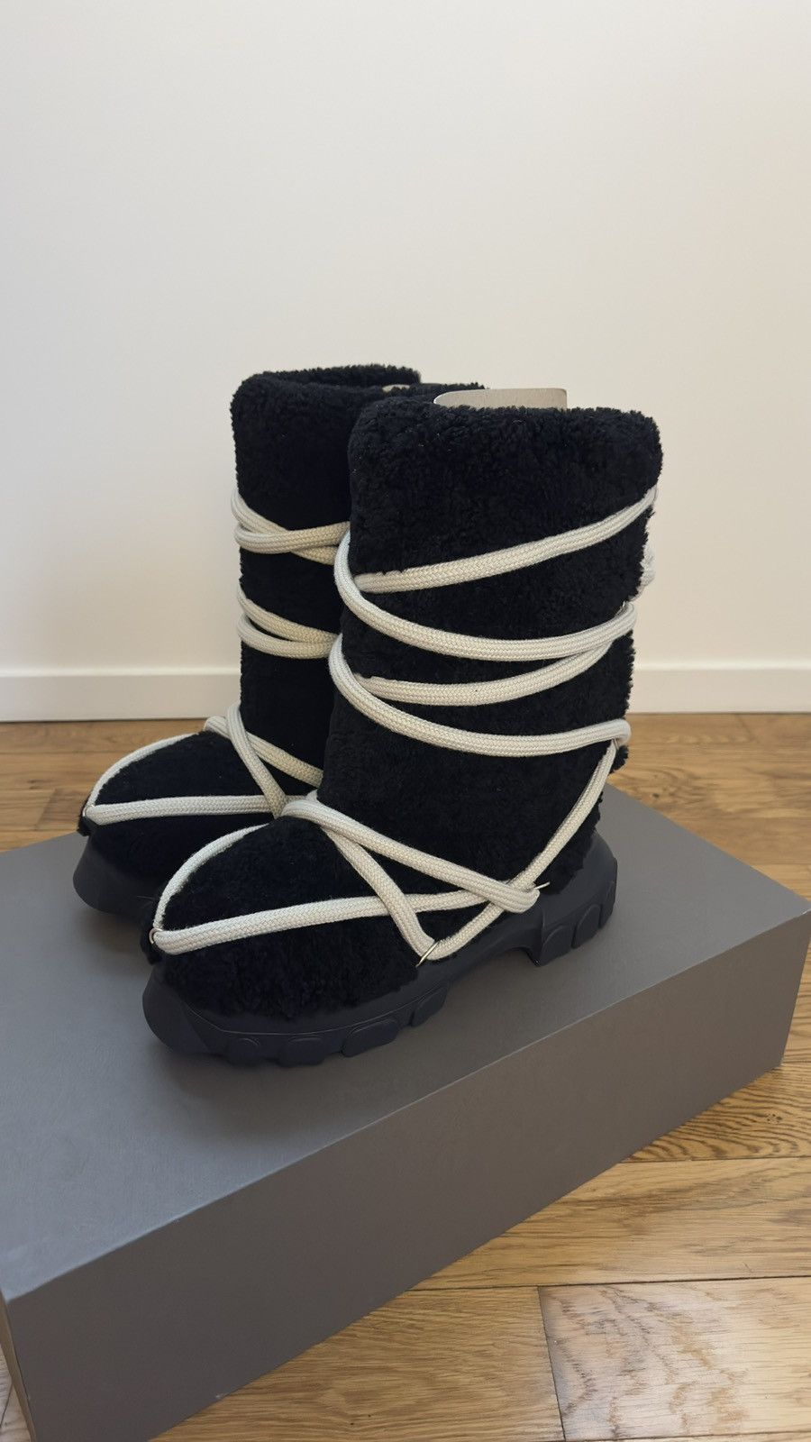 Rick Owens Rick Owens Lunar Tractor Boots 43 | Grailed