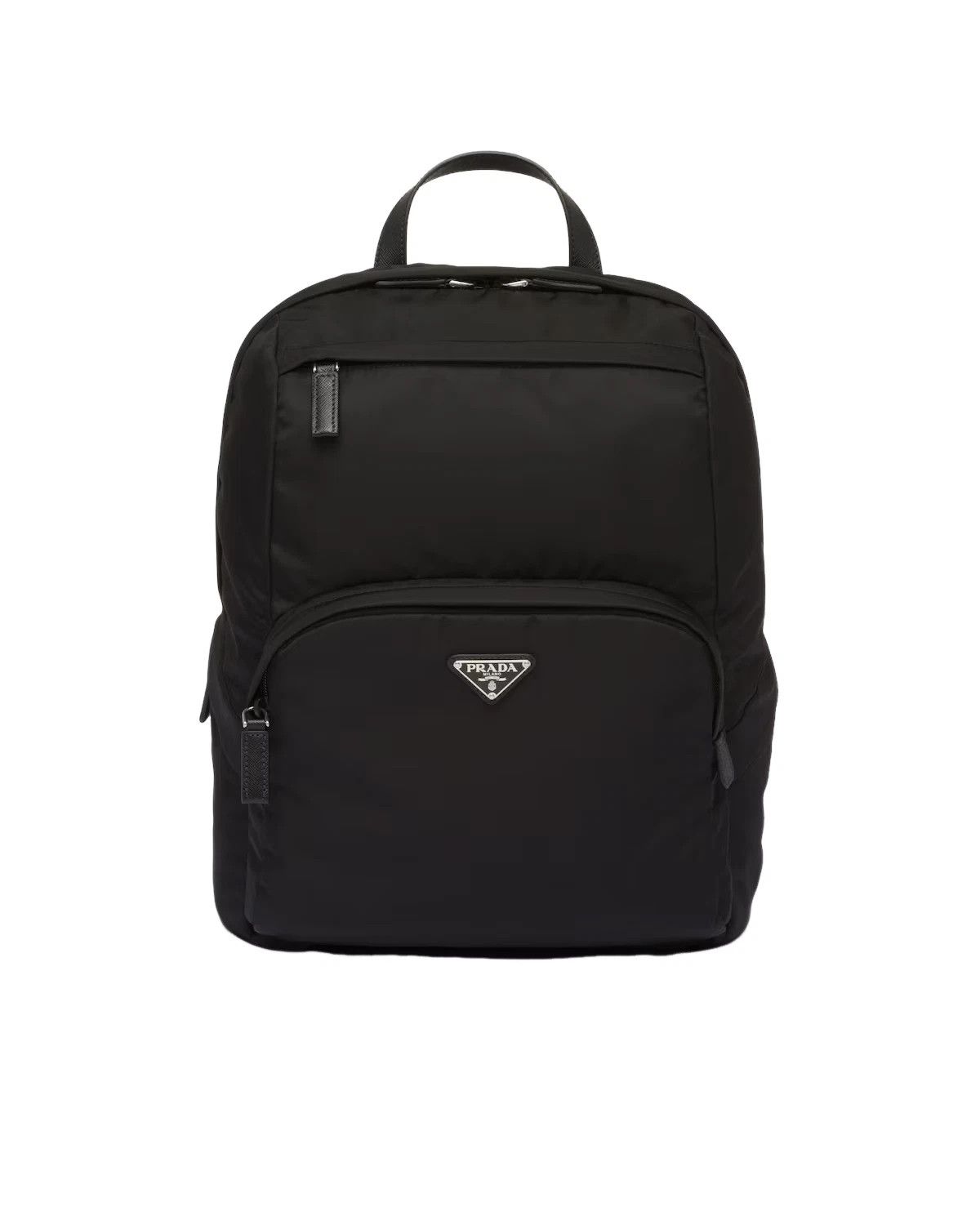 Prada PRADA Black Re-Nylon Saffiano Lthr Backpack New/Auth. Size ONE SIZE - 1 Thumbnail