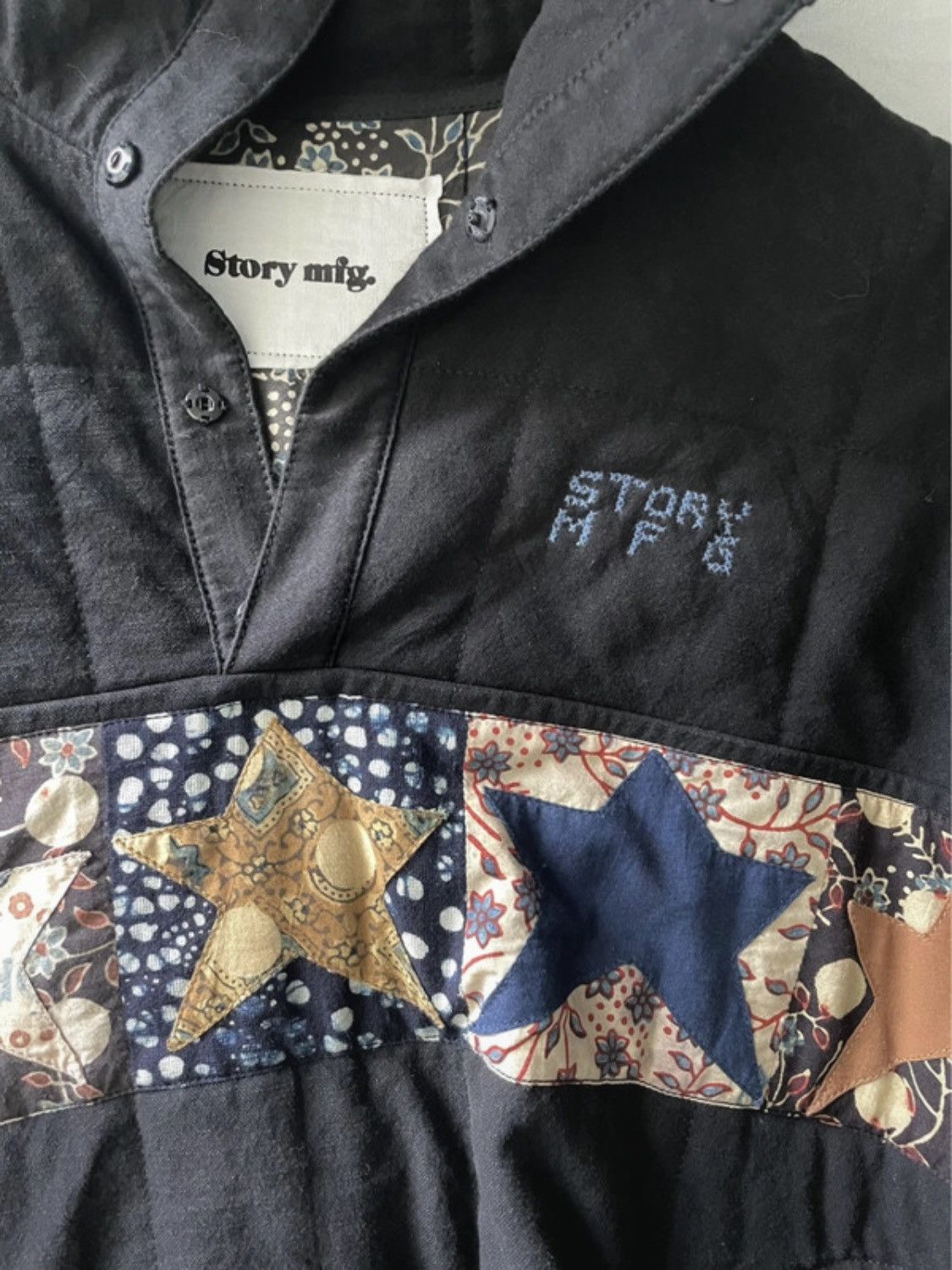 Story Mfg. Story MFG Polite Pullover Star Scraps Size US XS / EU 42 / 0 - 2 Thumbnail