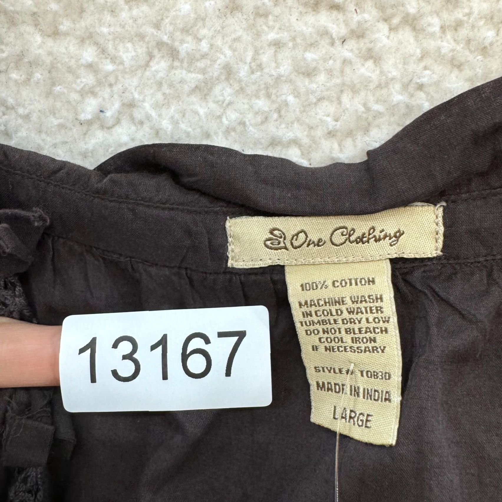 Acme Clothing VINTAGE Deadstock Y2K Camisole Top Brown Grunge Whimsigoth Shirt Womens Size S / US 4 / IT 40 - 8 Thumbnail