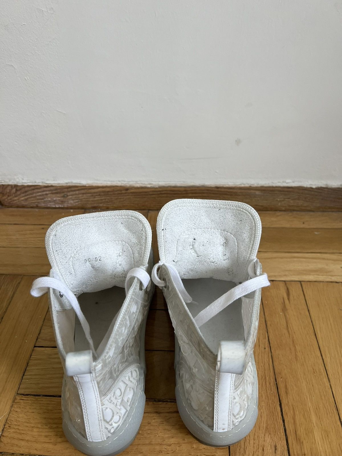 Dior × Kim Jones Dior B23 High 'Raised Dior Oblique - Transparent White' Size US 11 / EU 44 - 6 Thumbnail