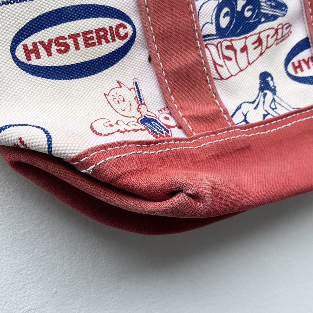 Hysteric Glamour Hysteric Glamour Fuck Printed Tote Bag Hysteric Distressed Size ONE SIZE - 14 Thumbnail