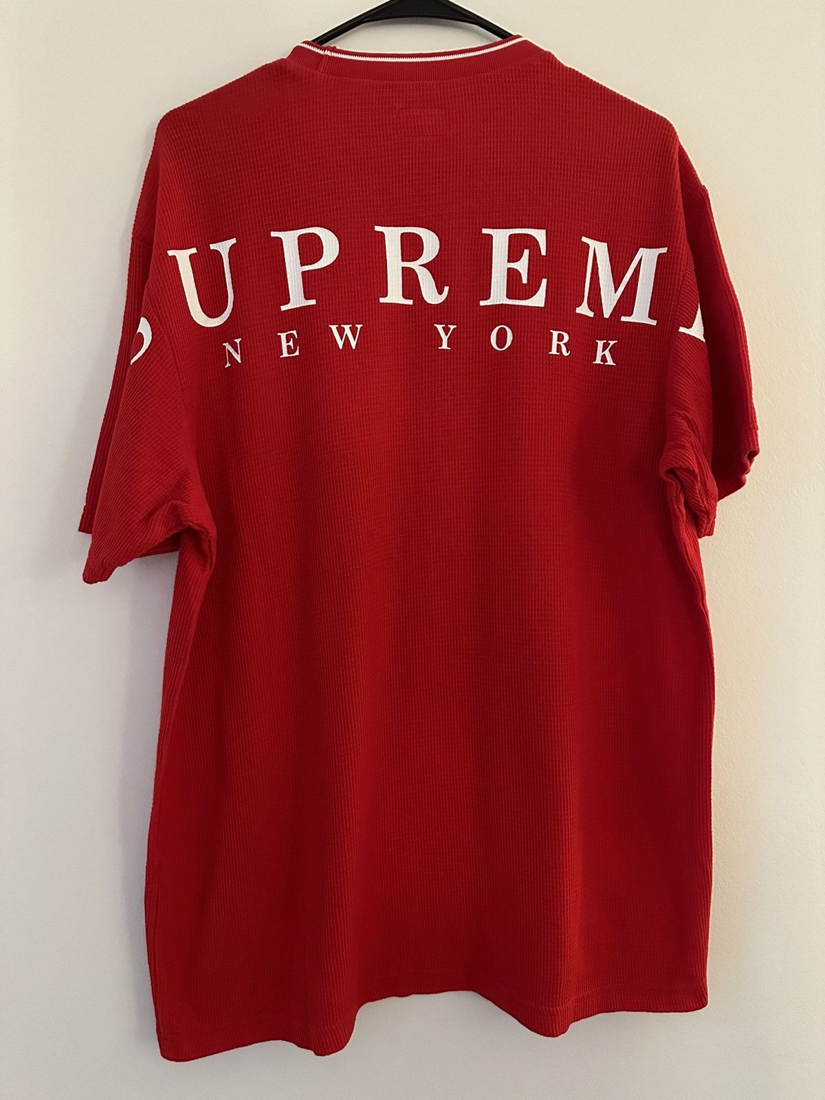 Supreme Supreme Stripe Rib Waffle Top Tee Size US M / EU 48-50 / 2 - 1 Thumbnail