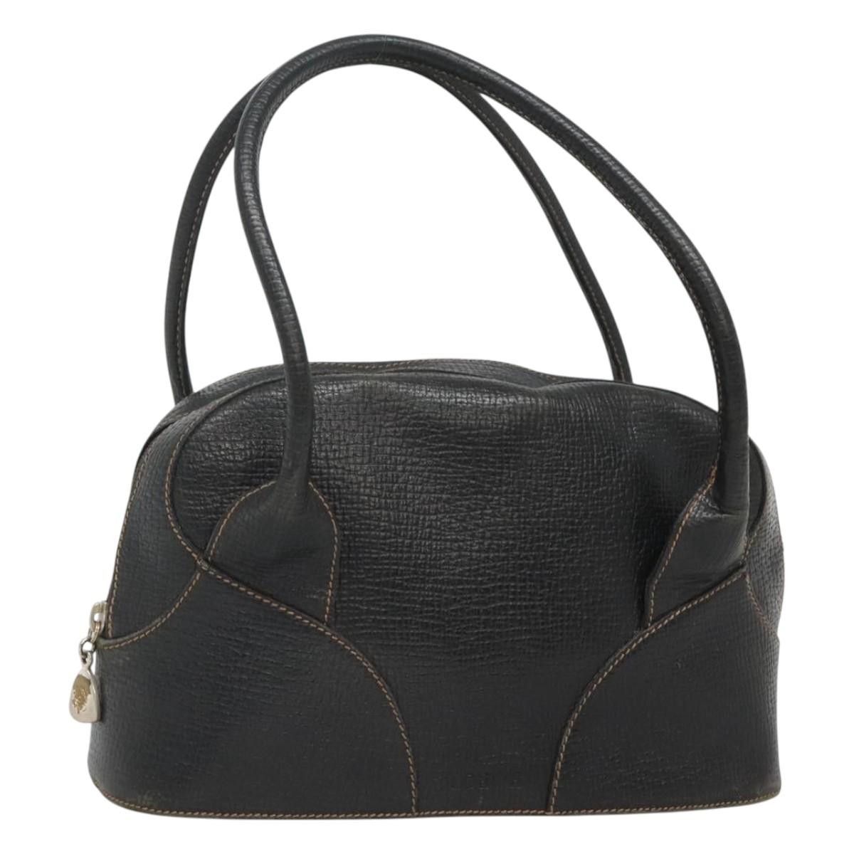 Celine Loewe Shoulder Bag Leather Black Auth Ar13510, Women's