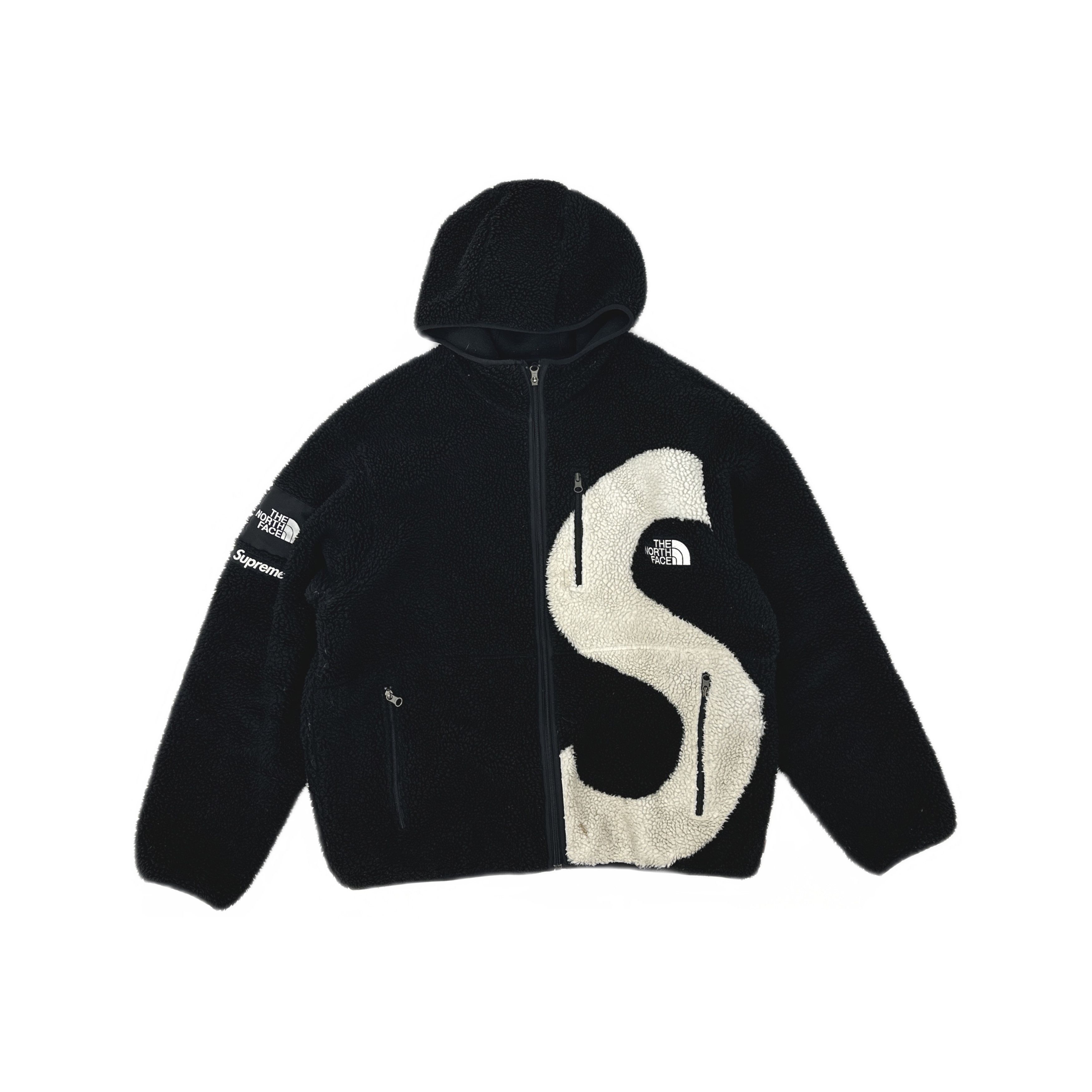 Supreme Supreme Saint Michael Fleece Jacket Black | Grailed