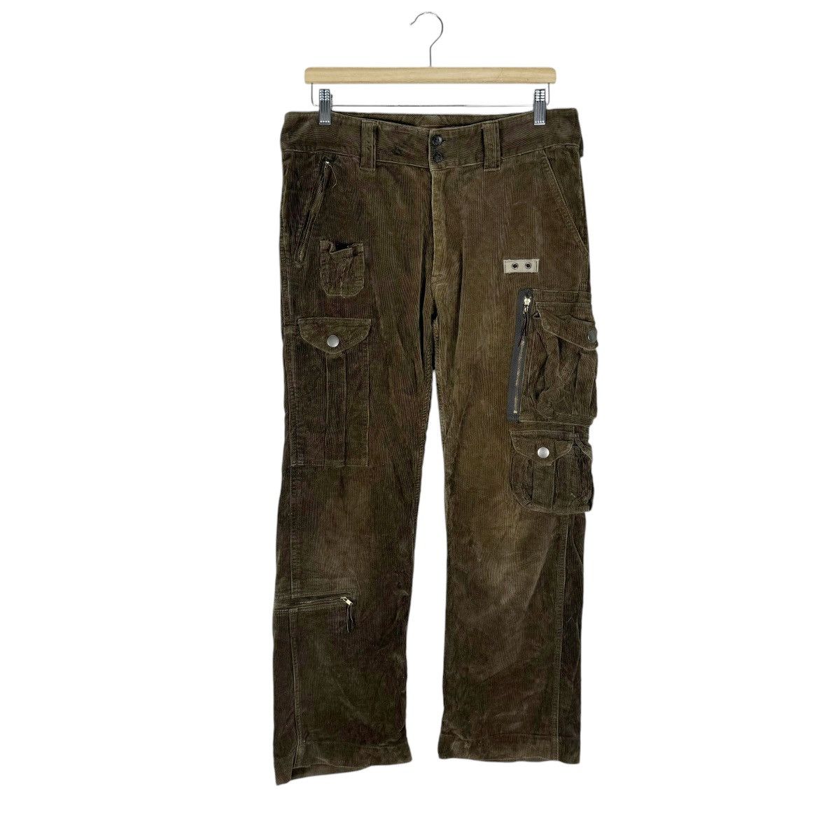 Journal Standard 🌟JOIURNAL STANDARD CORDUROY CARGO TACTICAL PANTS Size US 32 / EU 48 - 1 Thumbnail