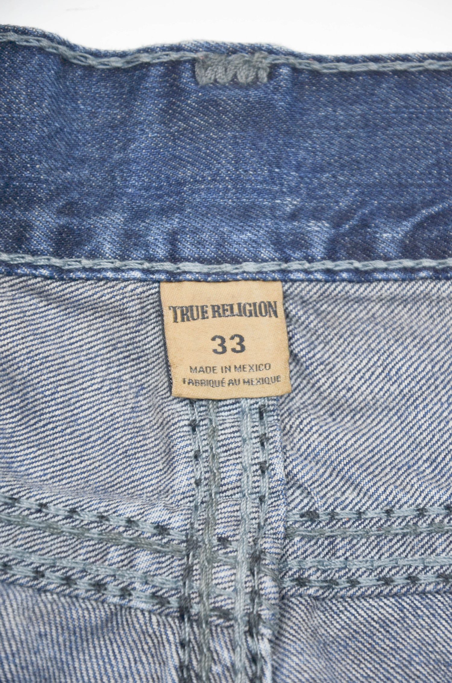 True Religion True Religion Dean Relaxed Slashed Big QT Jeans - Size 33 Size US 33 - 9 Thumbnail