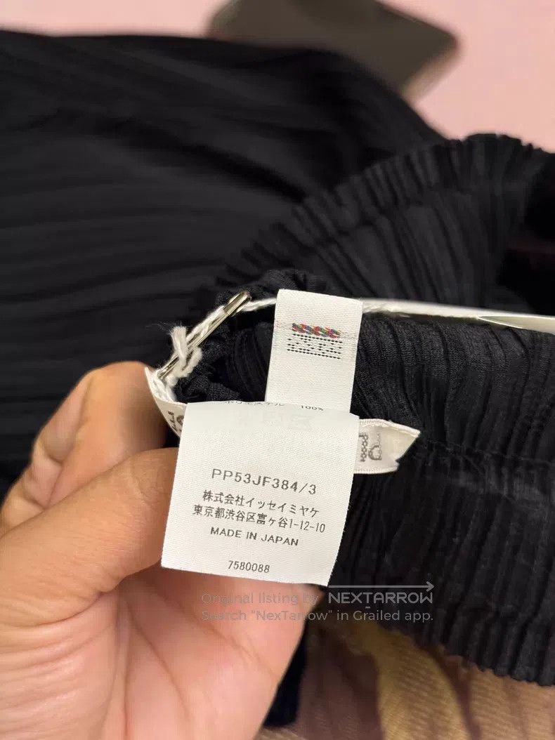 Issey Miyake Issey Miyake size:3 Irregular Pants, Black Size 31" - 6 Thumbnail