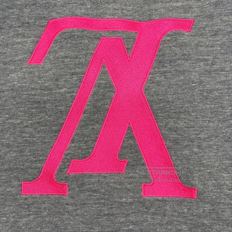 Louis Vuitton Louis Vuitton Grey Pink V logo Sweatshirt Size US L / EU 52-54 / 3 - 4 Thumbnail