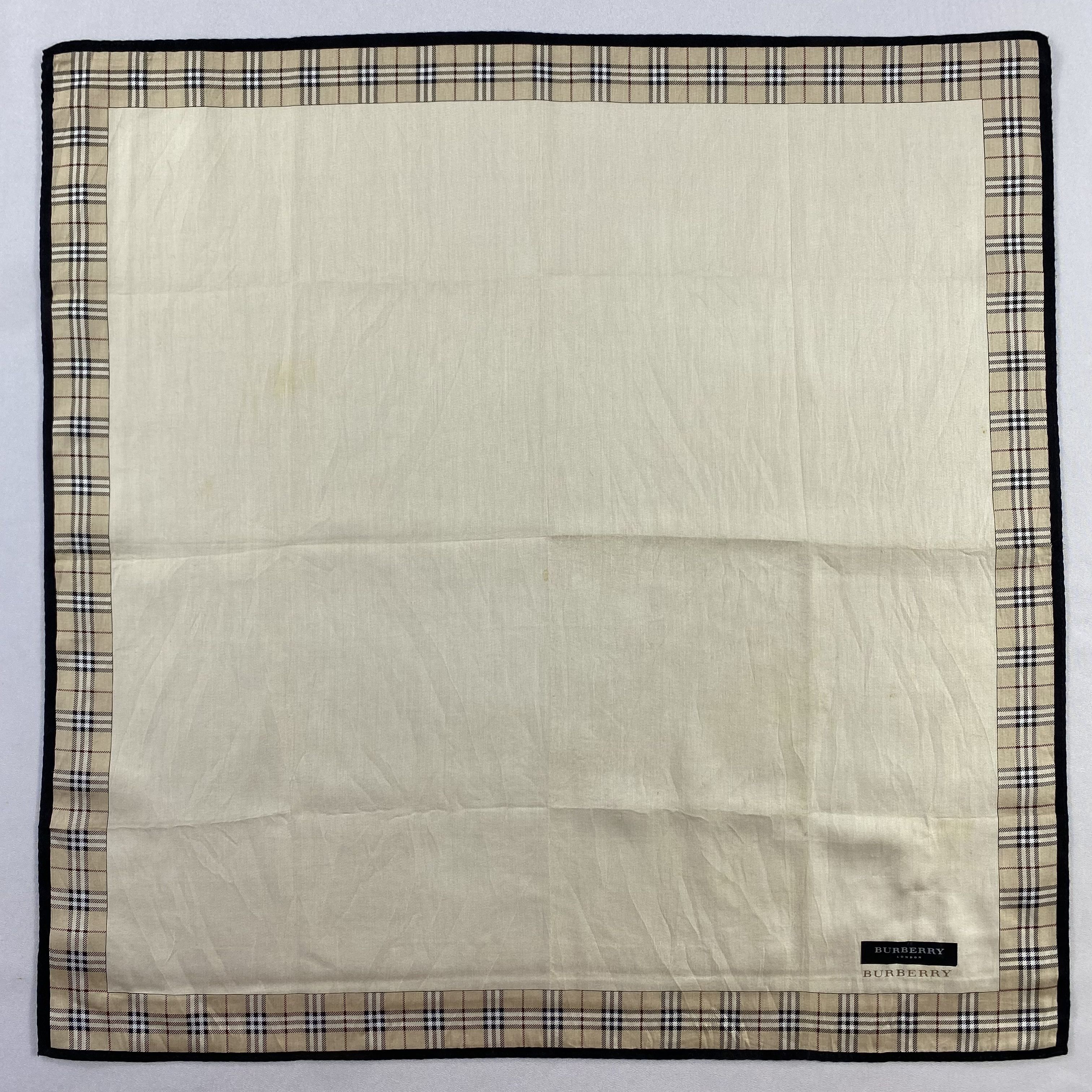 Burberry × Vintage Burberry Handkerchief / Neckerchief / Bandana-P1582 Size ONE SIZE - 1 Thumbnail
