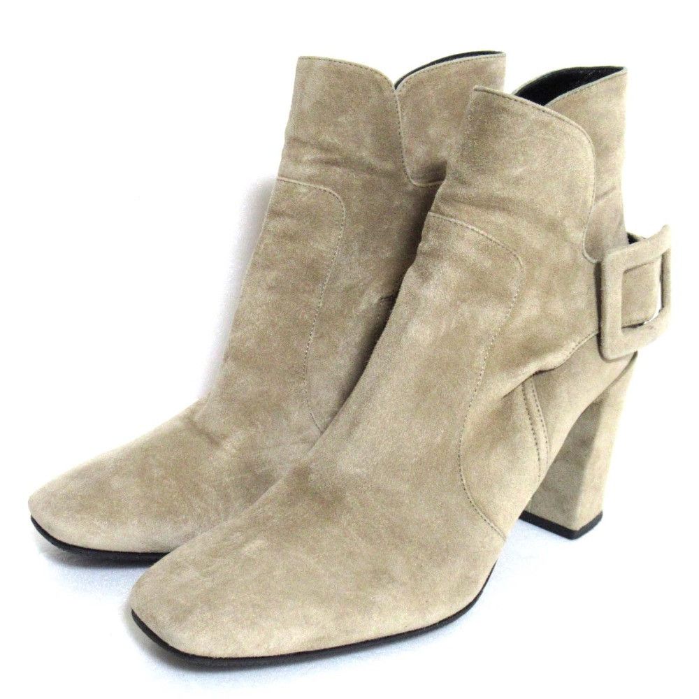 Roger Vivier Roger Vivier Roger Vivier Suede Leather Ankle Boots Suede Shoes DUTY FREE for USA Size ONE SIZE - 1 Thumbnail