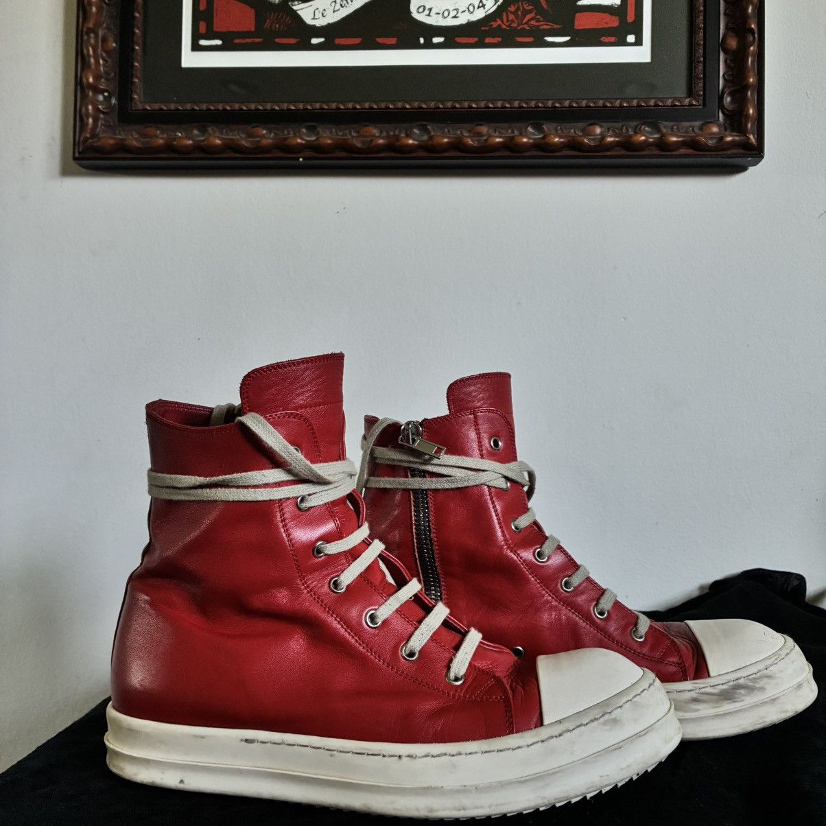 Rick Owens Milk Ramones | Grailed