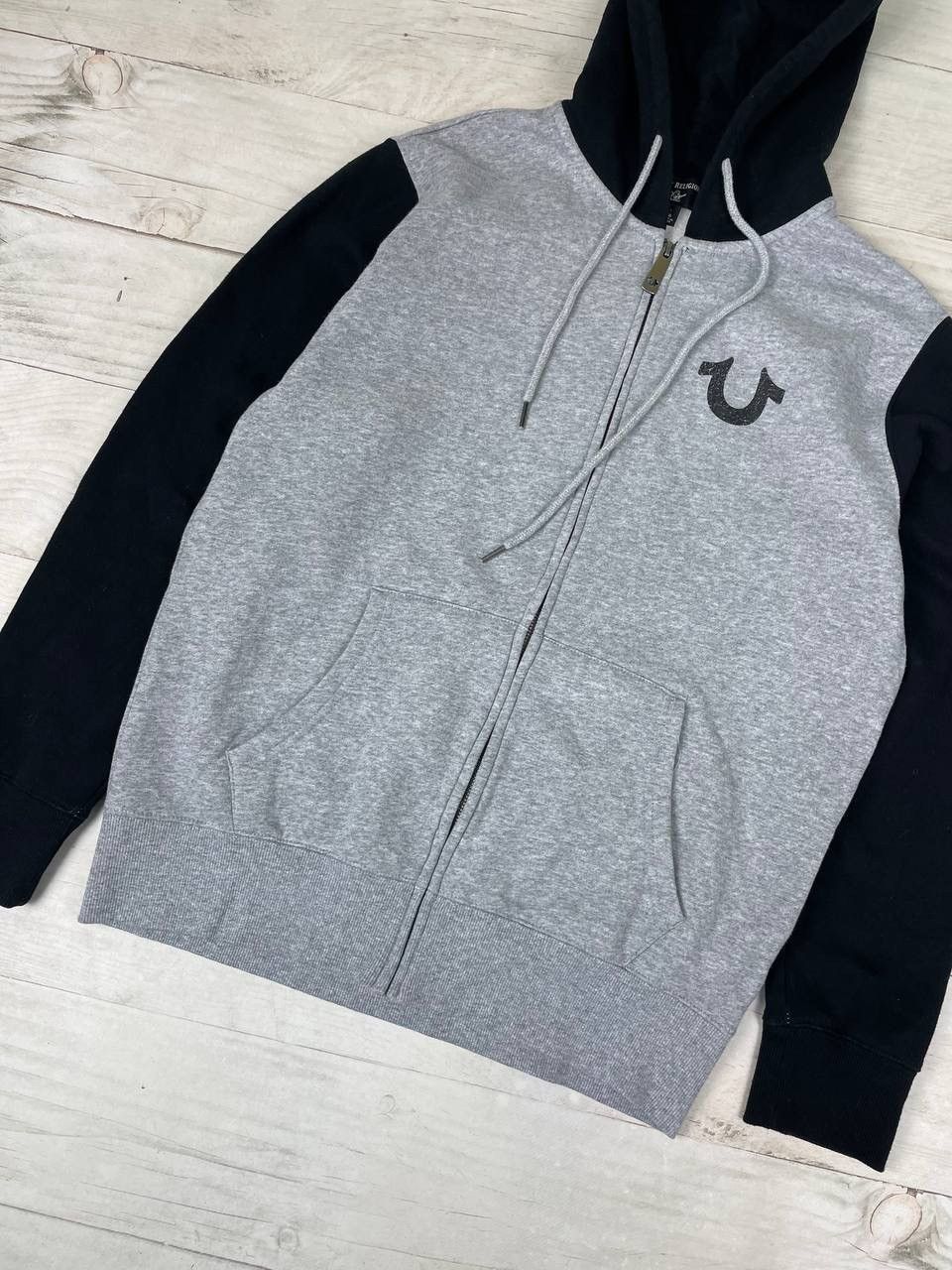 True Religion Vintage True Religion Zip Up Hoodie Buddha Big Logo Y2K Size US L / EU 52-54 / 3 - 3 Thumbnail