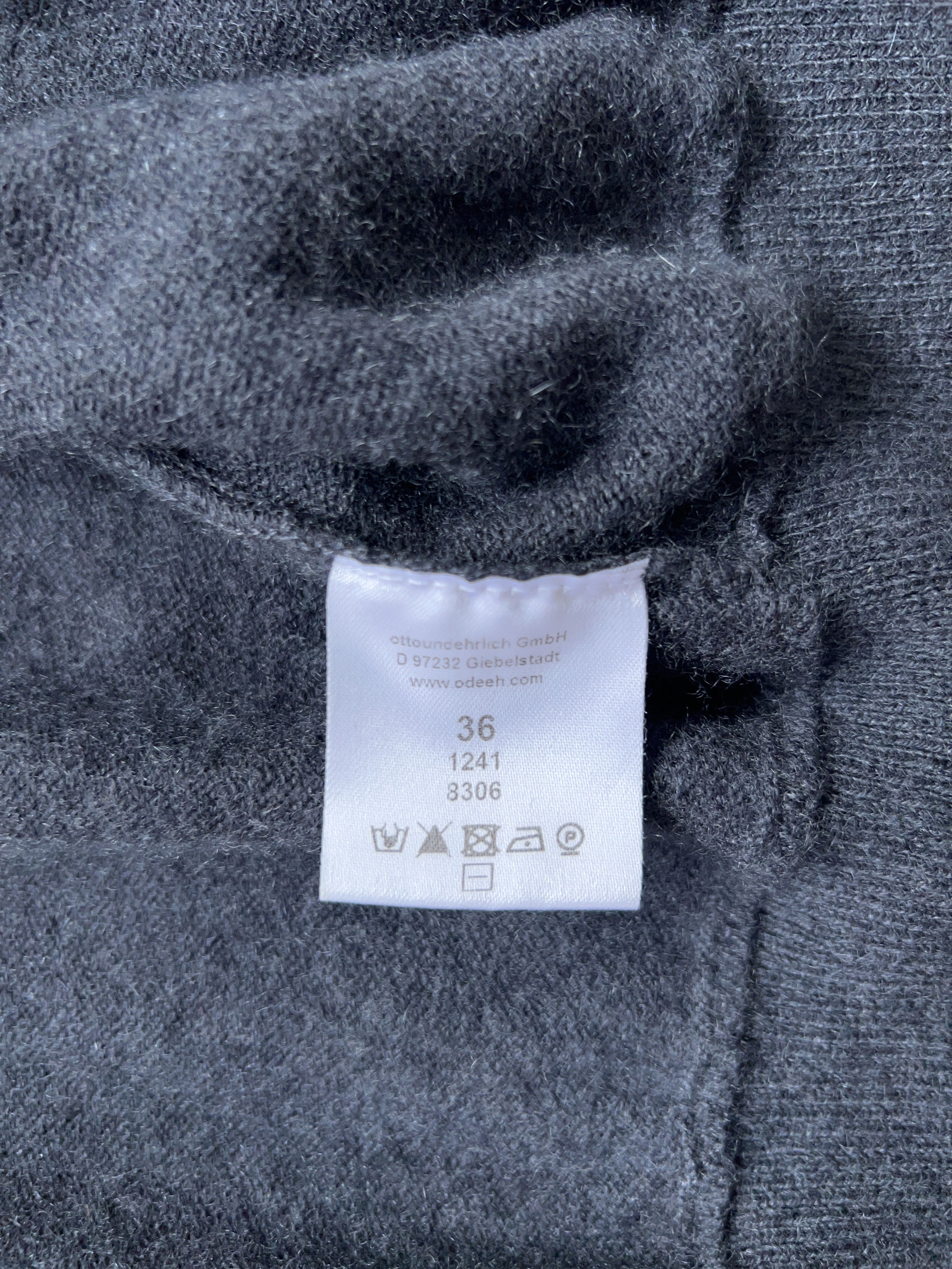 Designer ODEEH One Button Gray Sweater Long Sleeve Size DE 36 / S Size M / US 6-8 / IT 42-44 - 6 Thumbnail