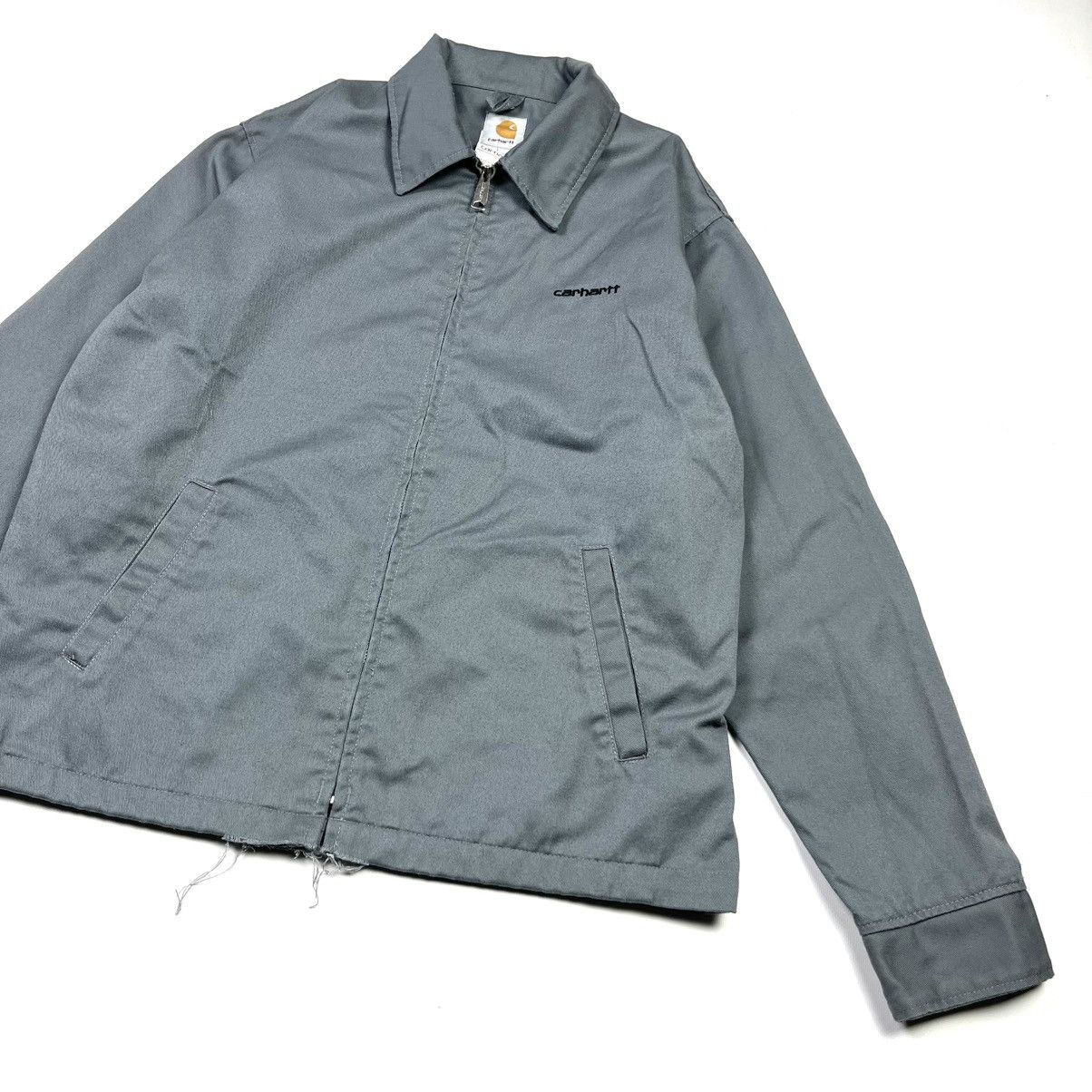 Carhartt × Vintage Carhartt Work Detroit Vintage Jacket Streetwear Grey Size US M / EU 48-50 / 2 - 3 Thumbnail