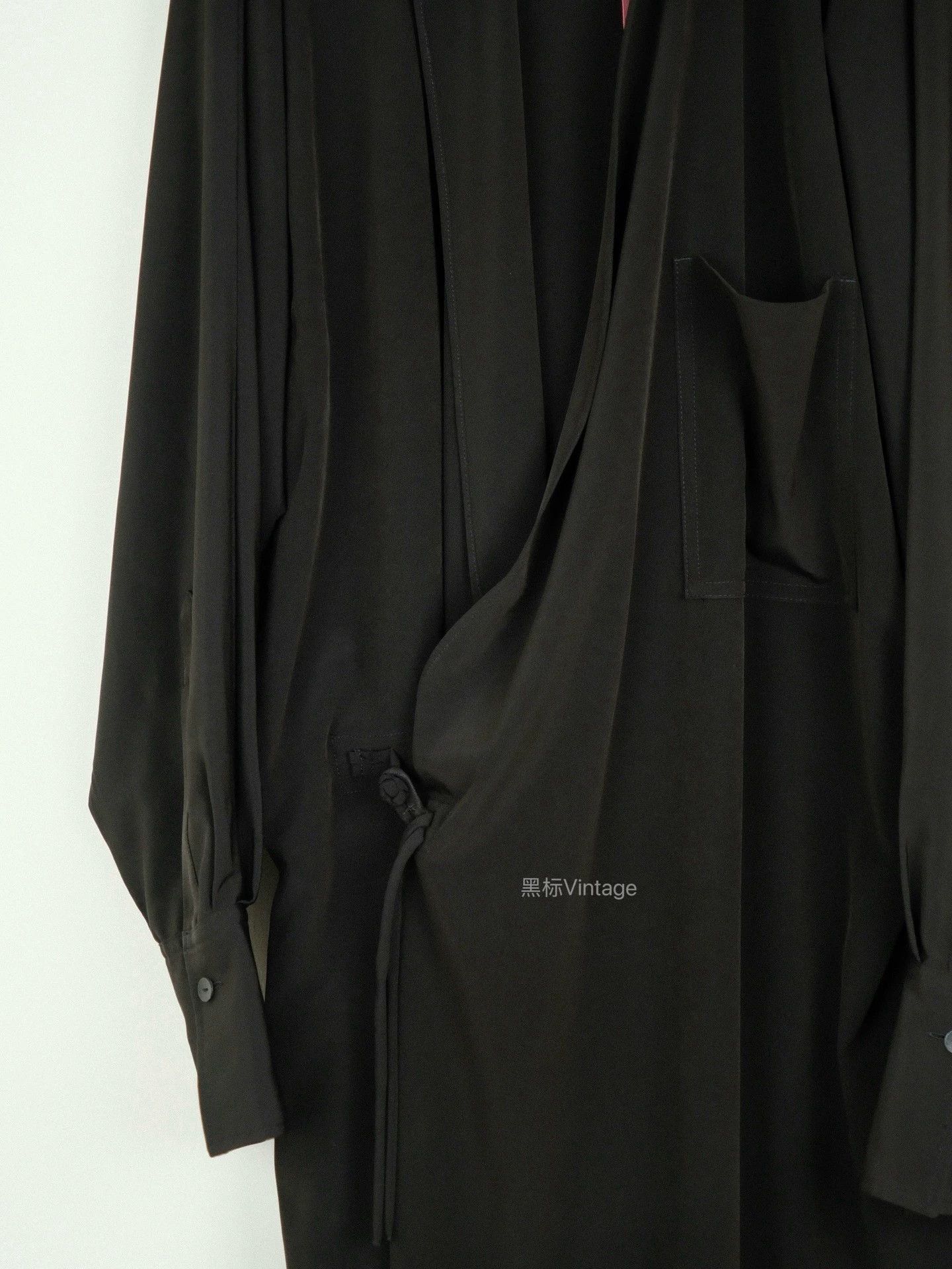 Yohji Yamamoto Yohji Yamamoto Y's 21ss Vtg Collar Triacetate Coat Women Size L / US 10 / IT 46 - 5 Thumbnail