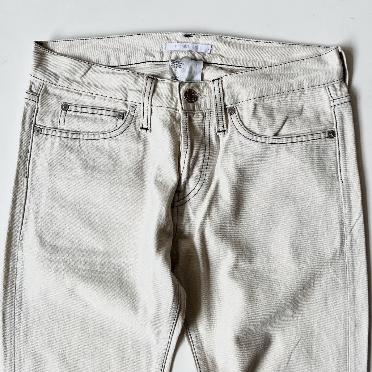 Helmut Lang White Denim Longpants