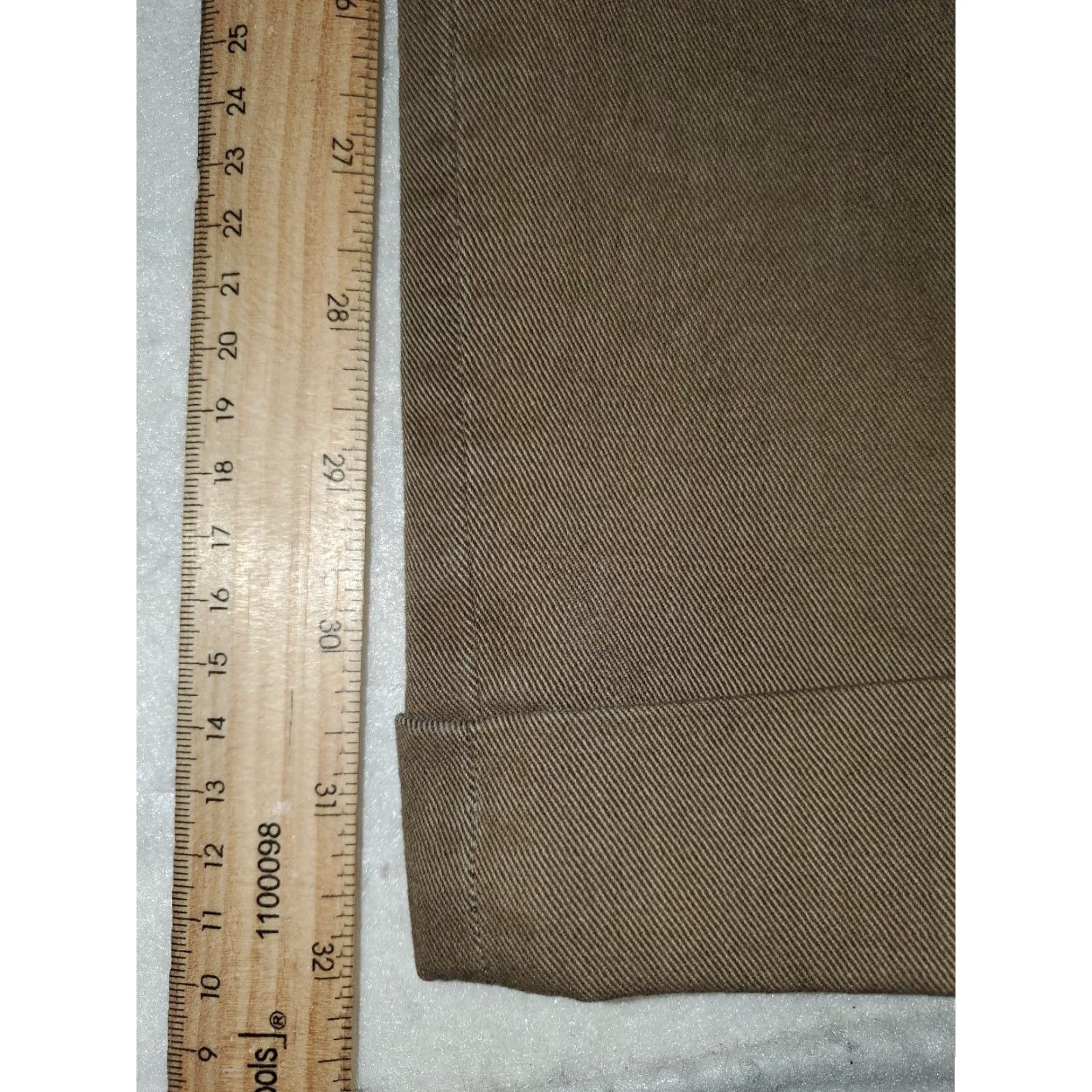 Vintage Hiltl Trousers Doyle Casual Cotton Blend Dress Pants Mens 36/38 Inseam 32 Brown Modern Preppy Straight Chino Regular Size US 36 / EU 52 - 7 Thumbnail