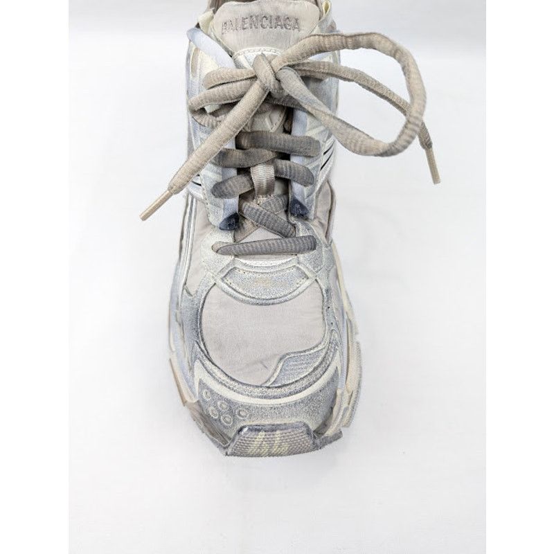 Balenciaga o1rshd1 Q:2 / Nylon/Suede/Mesh/w Runners in Beige Size US 11 / EU 44 - 6 Thumbnail