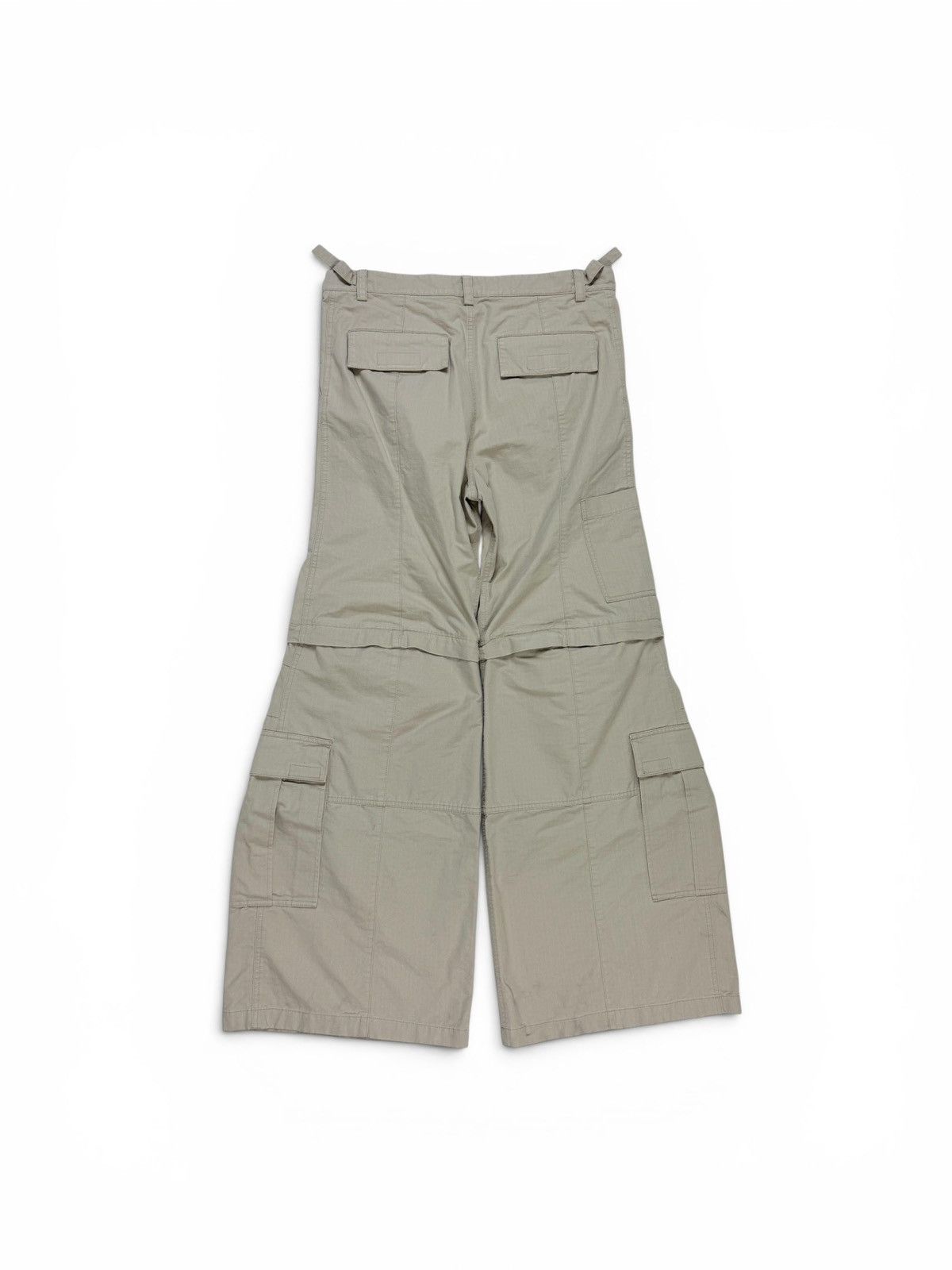Balenciaga Balenciaga Flared Cargo Pants Beige Ripstop Size US 34 / EU 50 - 2 Thumbnail