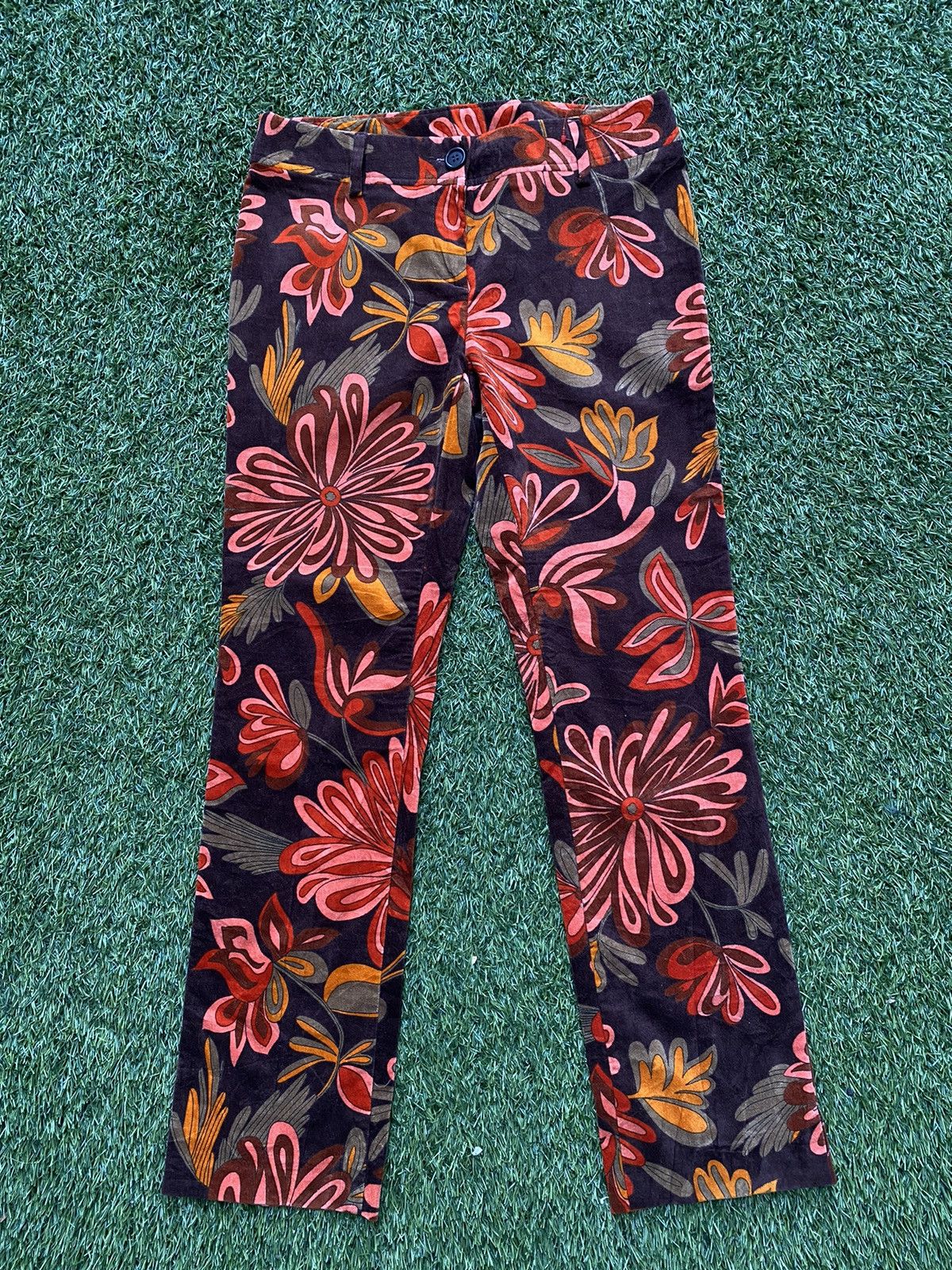 United Colors Of Benetton Floral United Colors of Benetton Pants Size 29" - 2 Thumbnail