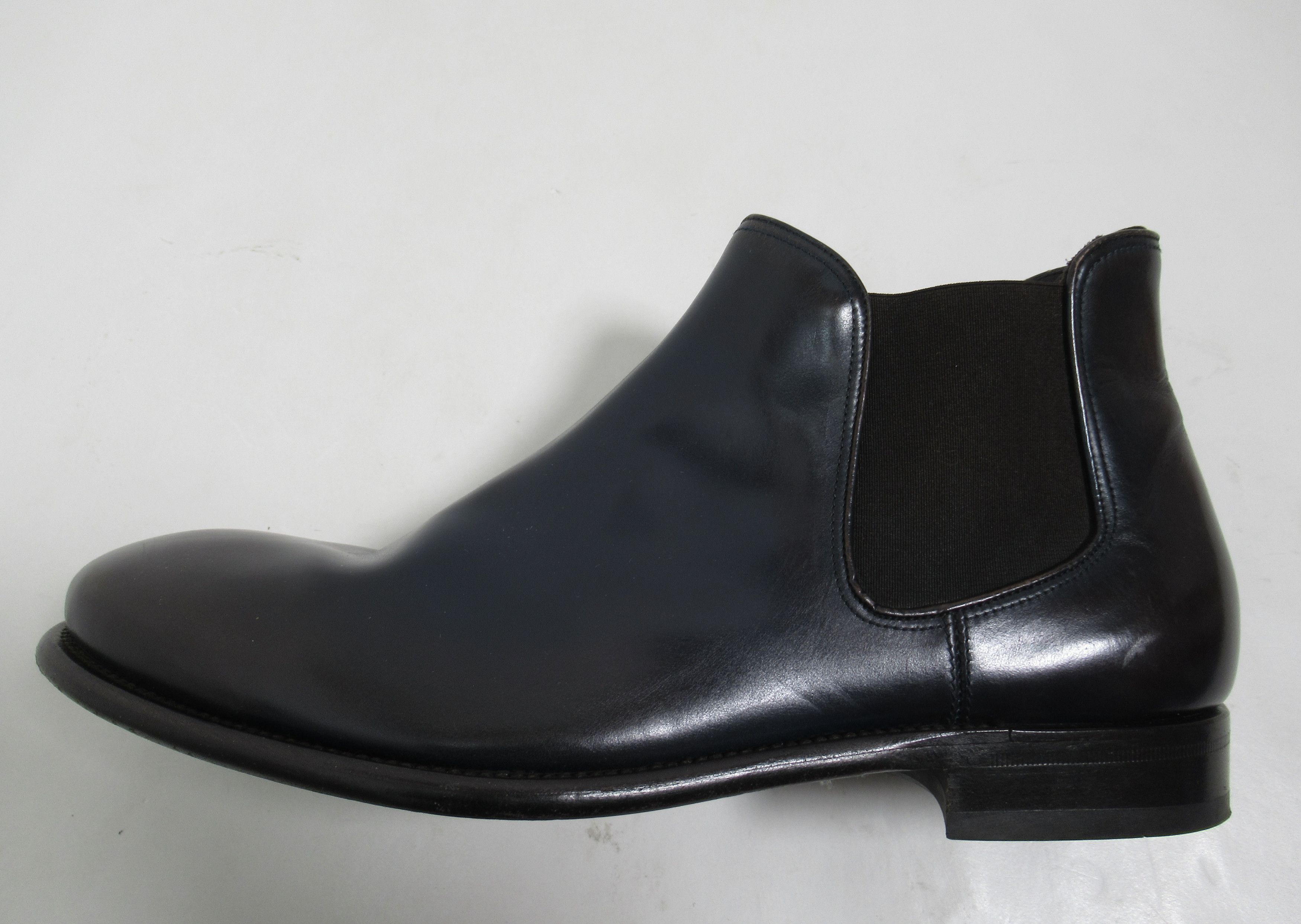 Salvatore Ferragamo Salvatore Ferragamo Men's Santo Chelsea Boots Chocolate Size US 11 / EU 44 - 5 Thumbnail