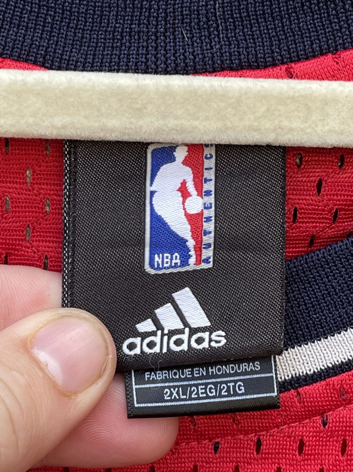 Adidas VTG NBA Adidas New Jersey Nets Vince Carter Mens 2xl Size US XXL / EU 58 / 5 - 2 Thumbnail