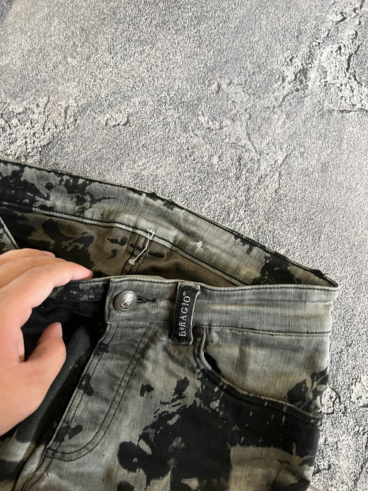 Vintage RARE Slim Fit Archive Jean / MultiDark Number Nine Style 90s Size US 30 / EU 46 - 6 Thumbnail