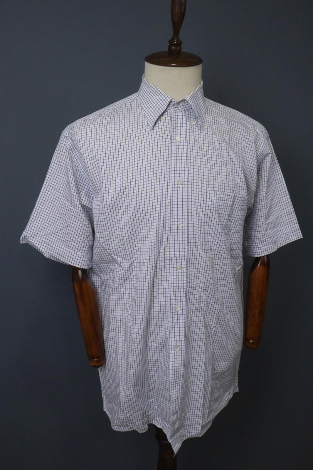 Dior Christian Dior Multi Plaid 100% Front Shirt Dress Size 17 Size M / US 6-8 / IT 42-44 - 6 Thumbnail
