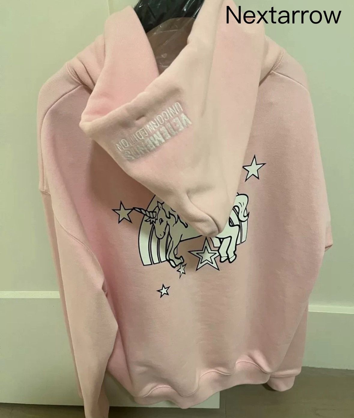 Vetements Vetements cherry blossom pink unicorn zipper hoodie Size US M / EU 48-50 / 2 - 2 Thumbnail