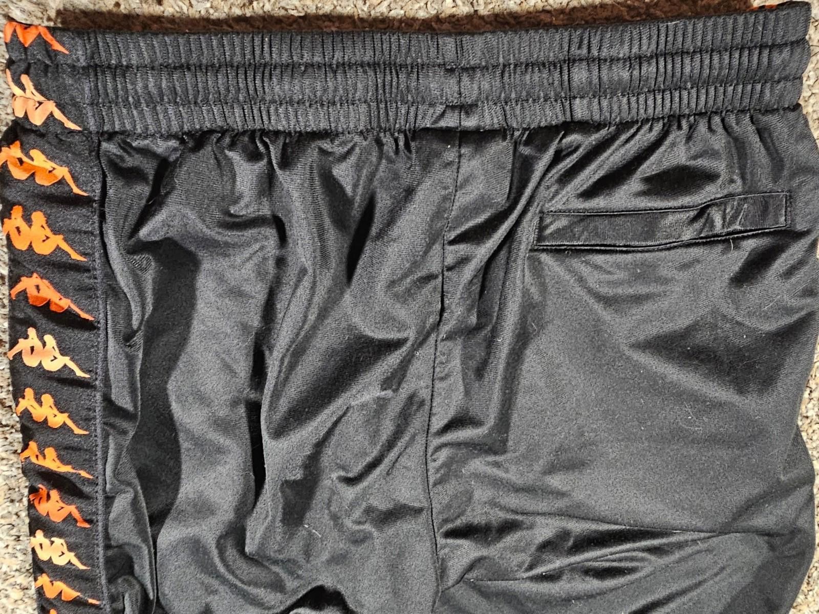 Kappa Kappa Back2back Women Logo Black Straight Fit Sweatpants M Size 32" / US 10 / IT 46 - 6 Thumbnail