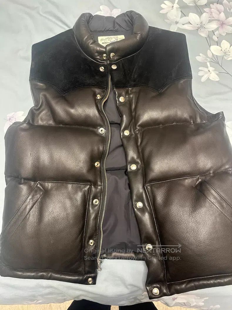 The Real McCoy's The Real McCoys Suede down vest Size US XL / EU 56 / 4 - 4 Thumbnail