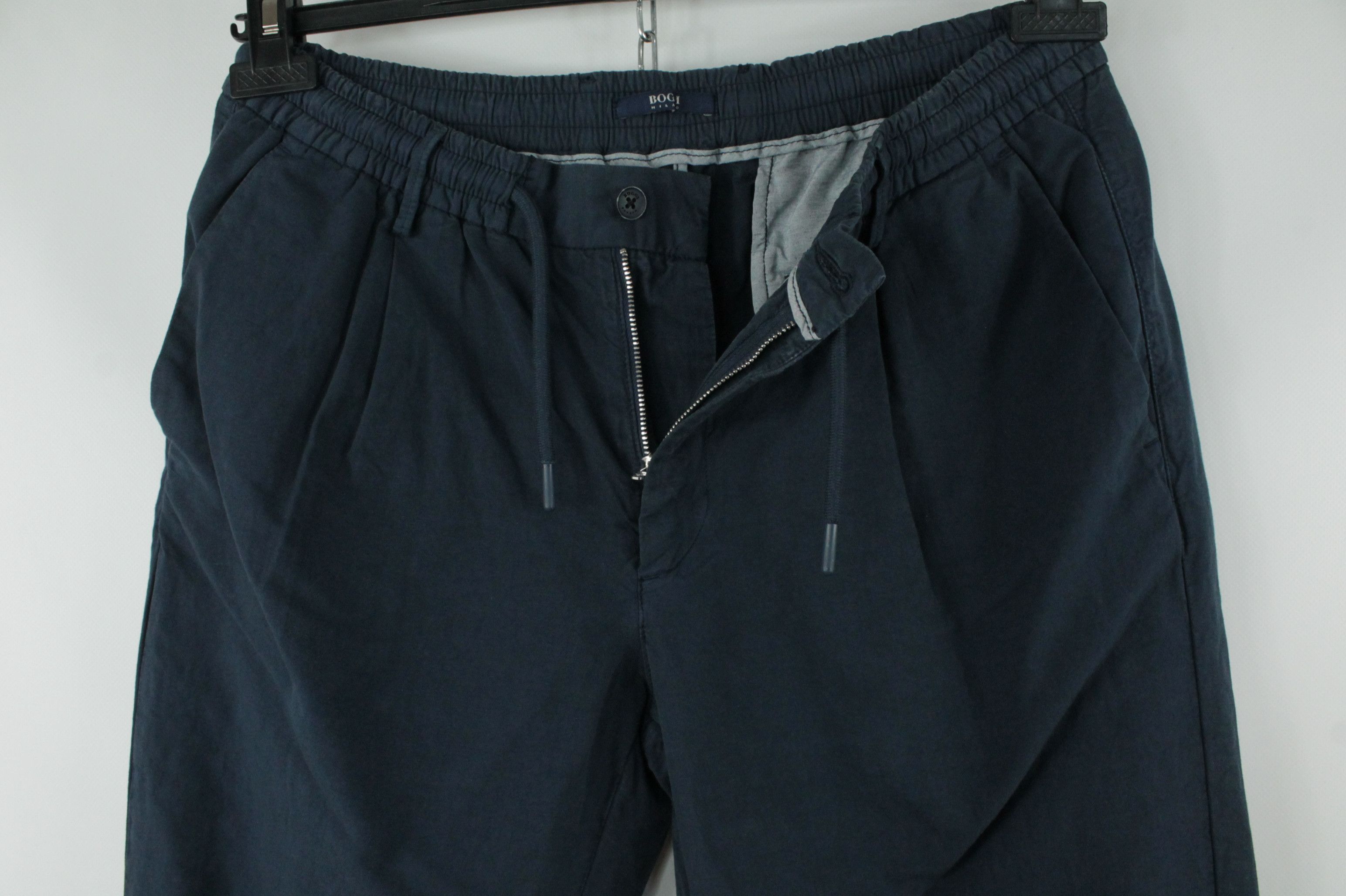 Boggi Boggi Milano Drawstring Cotton Linen Trousers Pants Size US 32 / EU 48 - 2 Thumbnail