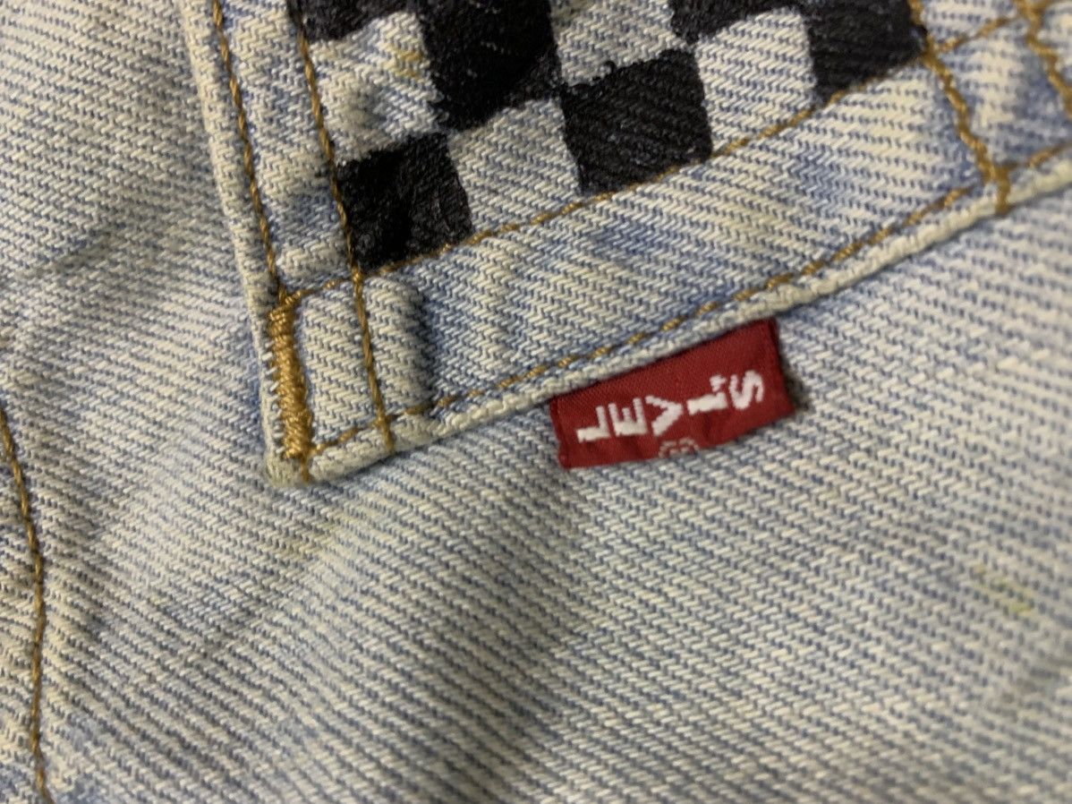 Levi's Levi’s Premium Big E Balloon Leg Custom Painted Size US 29 - 14 Thumbnail