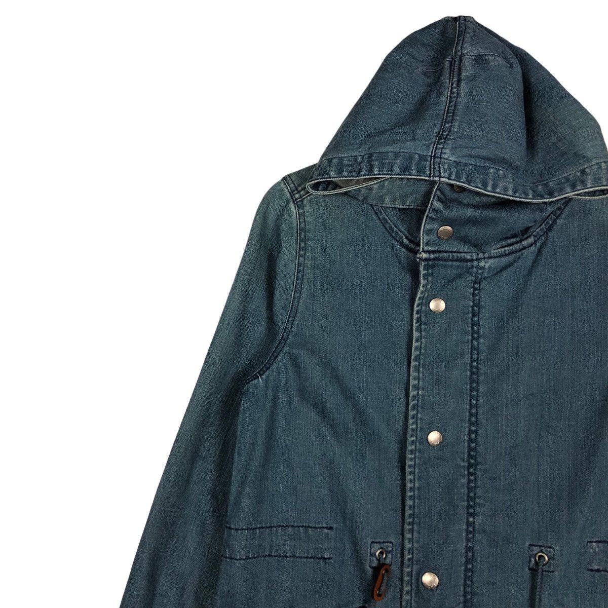 Hysteric Glamour 🔥Denim Bondage Biker Jacket Parachute X Girl Japan Size US S / EU 44-46 / 1 - 7 Thumbnail