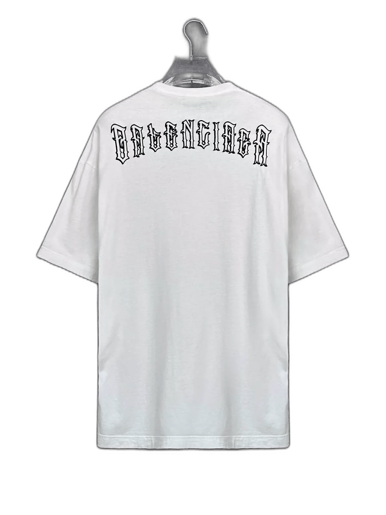 Balenciaga Balenciaga White Short Sleeve Casual T-Shirt Size US S / EU 44-46 / 1 - 1 Thumbnail