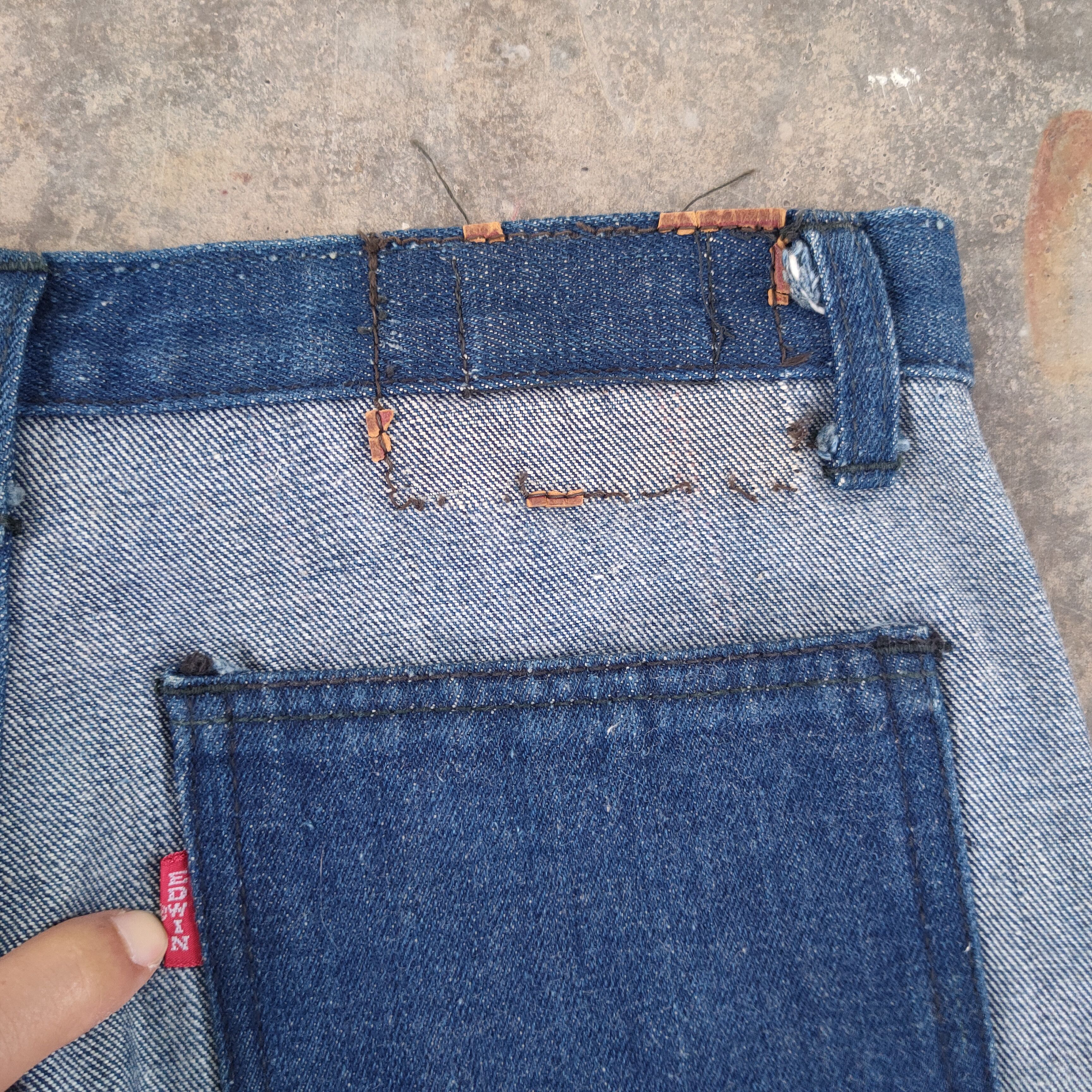 Edwin FLARE! W29 VINTAGE EDWIN FADED FLARE JEAN DENIM PANTS Size US 29 - 11 Thumbnail