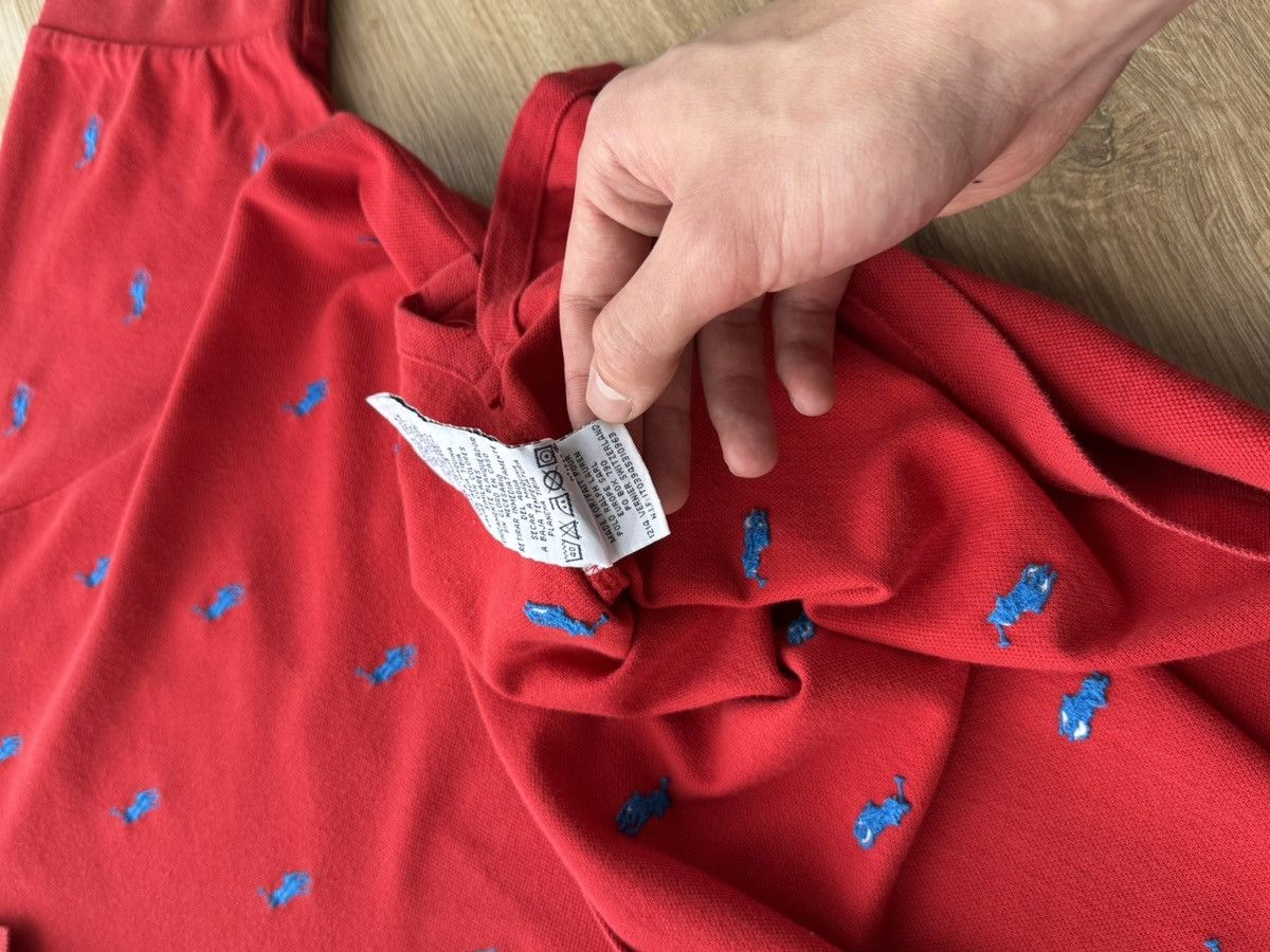 Polo Ralph Lauren POLO RALPH LAUREN MONOGRAM LOGO RED RELAXED POLO T-SHIRT Size US XL / EU 56 / 4 - 10 Thumbnail