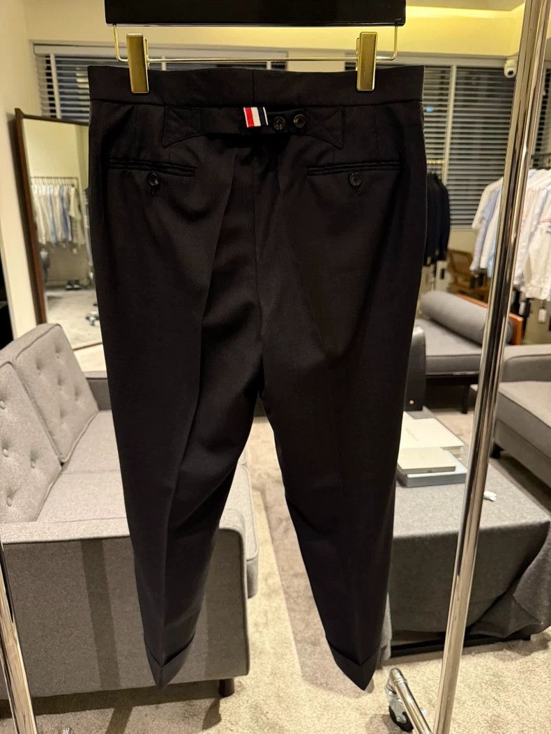 Thom Browne Thom Browne size1 Classic grey trousers Size 36R - 2 Thumbnail