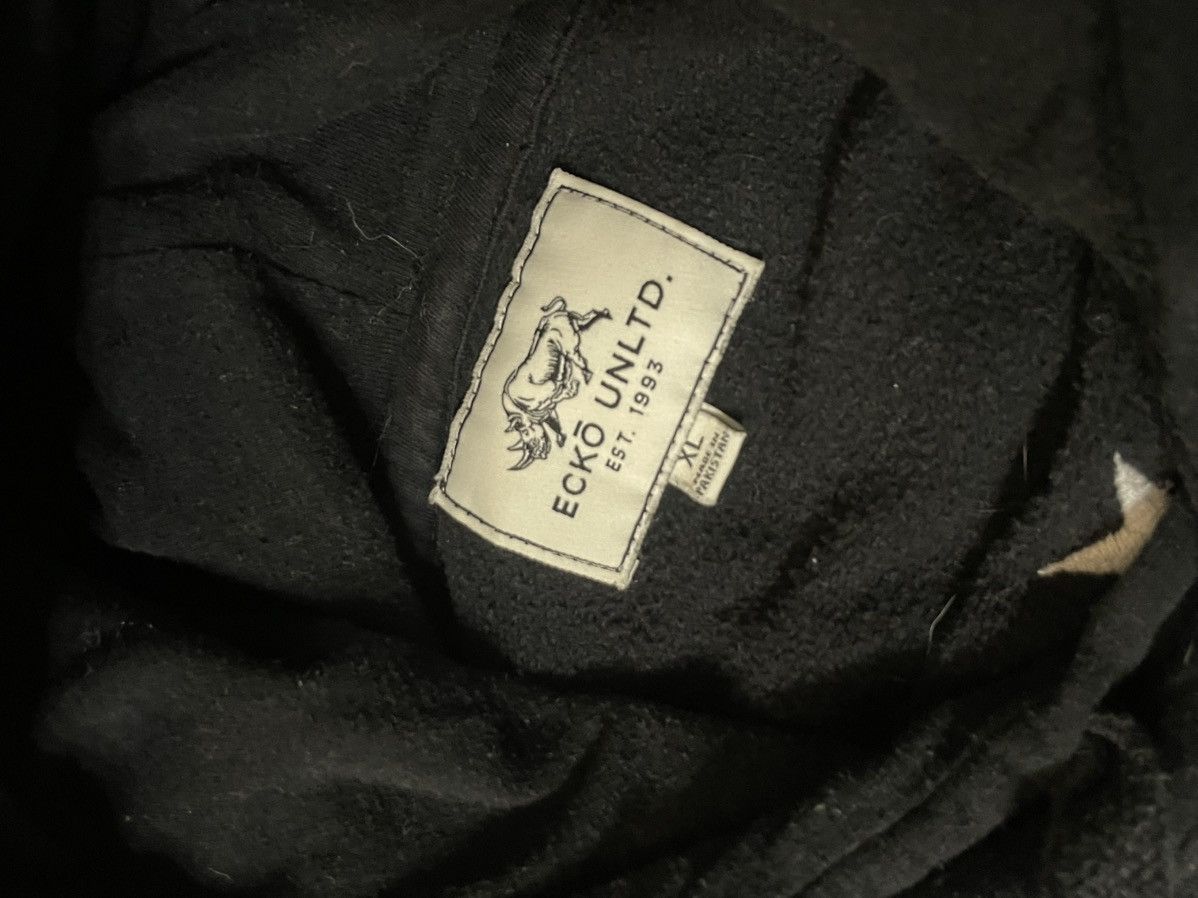 Ecko Unltd. Y2K 2000s Ecko Unlimited Pullover Black Washed Hoodie Size US XL / EU 56 / 4 - 6 Thumbnail
