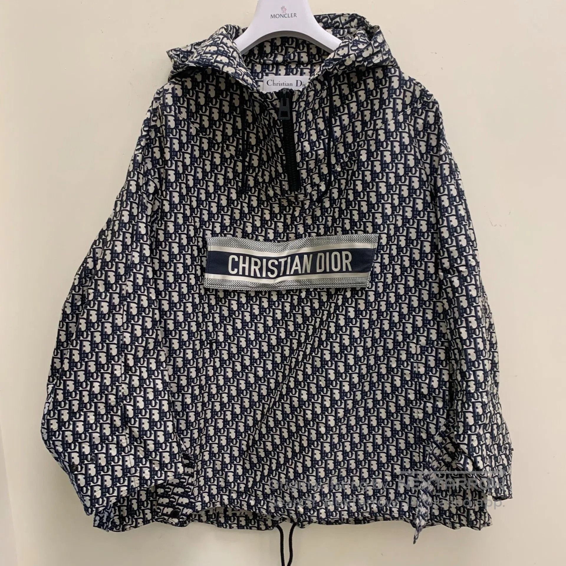 Dior Dior Oblique Blue Logo Hooded Sweatshirt. Size US XS / EU 42 / 0 - 1 Thumbnail