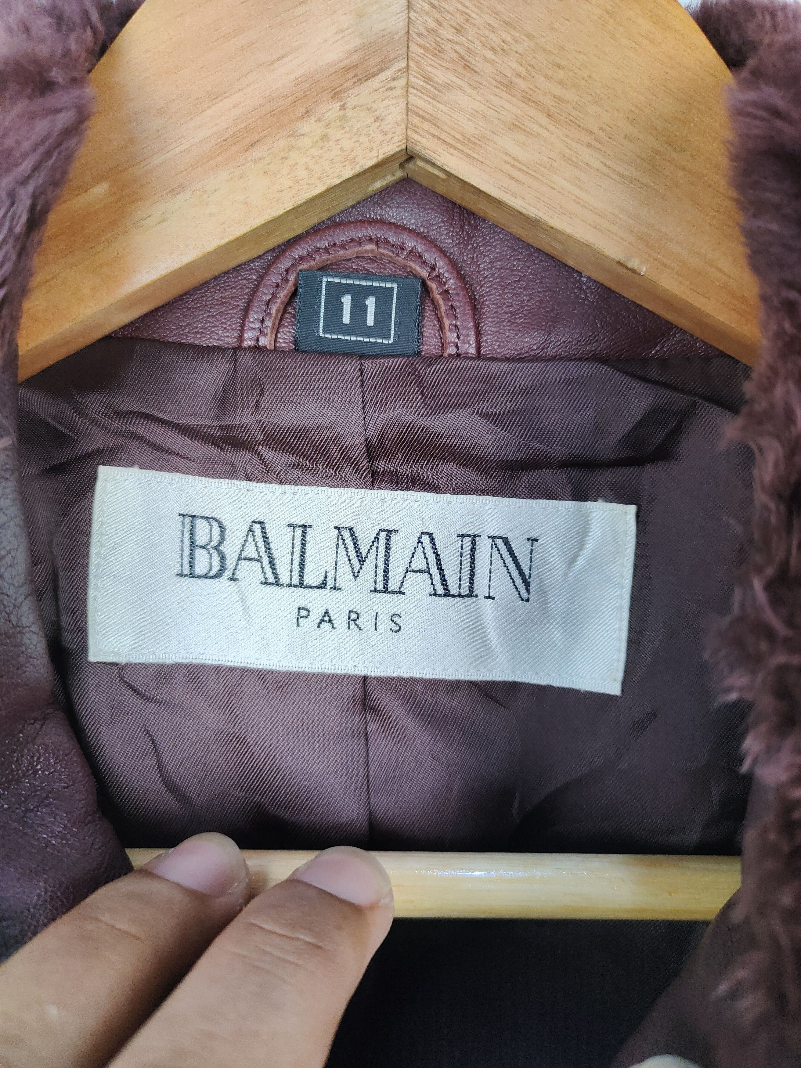 Balmain Balmain Paris Leather Jacket Size US M / EU 48-50 / 2 - 3 Thumbnail