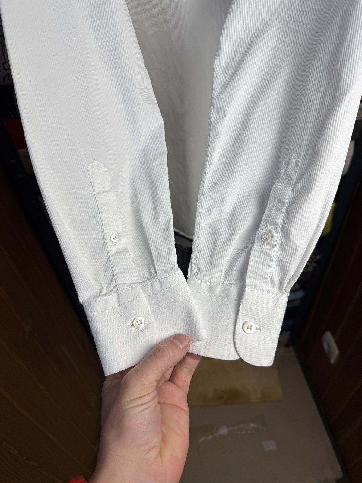 Prada Prada white Shirt Luxury Size US L / EU 52-54 / 3 - 8 Thumbnail