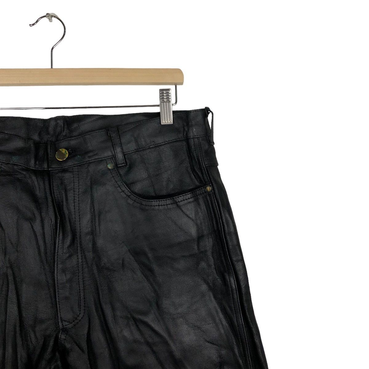 Genuine Leather 🔥90’s Genuine Leather Pants Riot Riot Franker Raff Simons Size US 32 / EU 48 - 5 Thumbnail