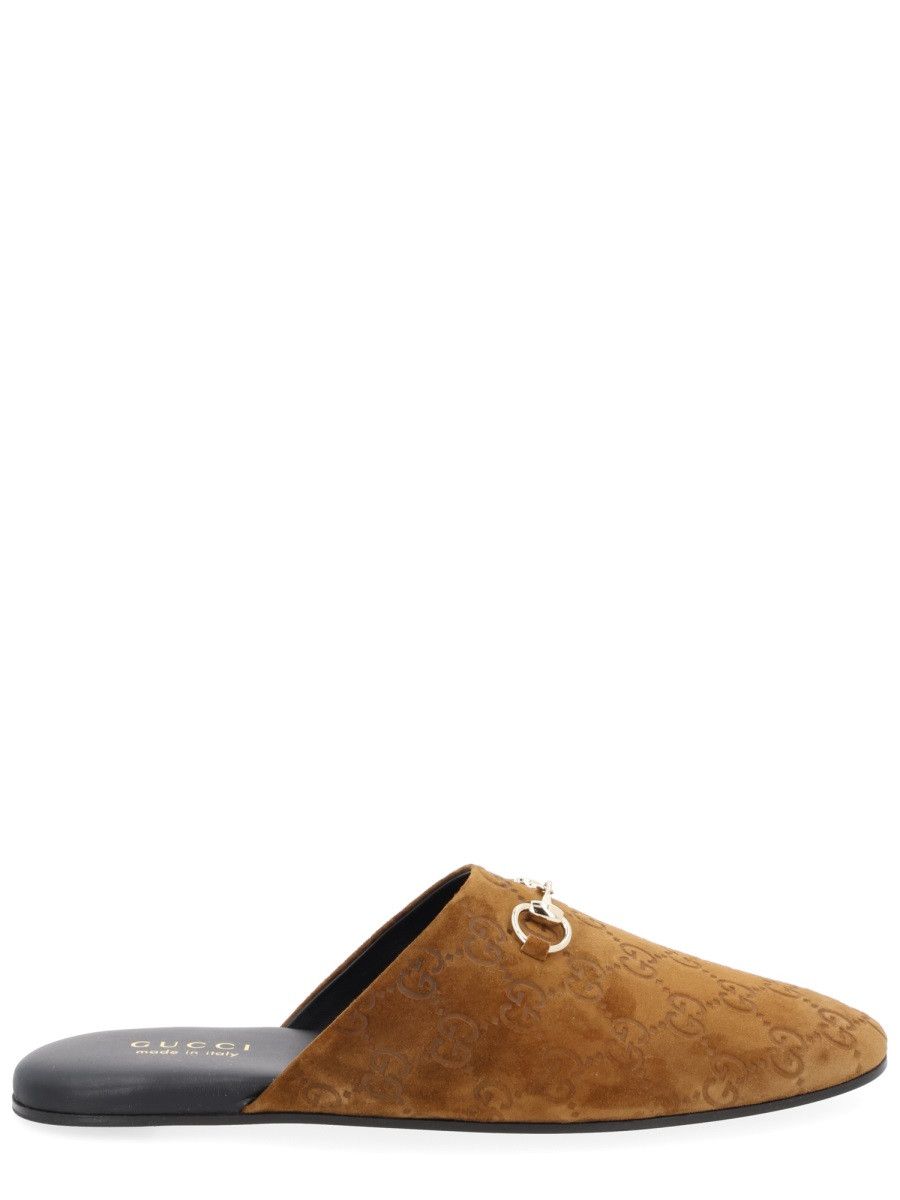 Gucci GUCCI SABOT WITH CLAMP - BROWN (IT 36) Size US 6 / IT 36 - 1 Thumbnail