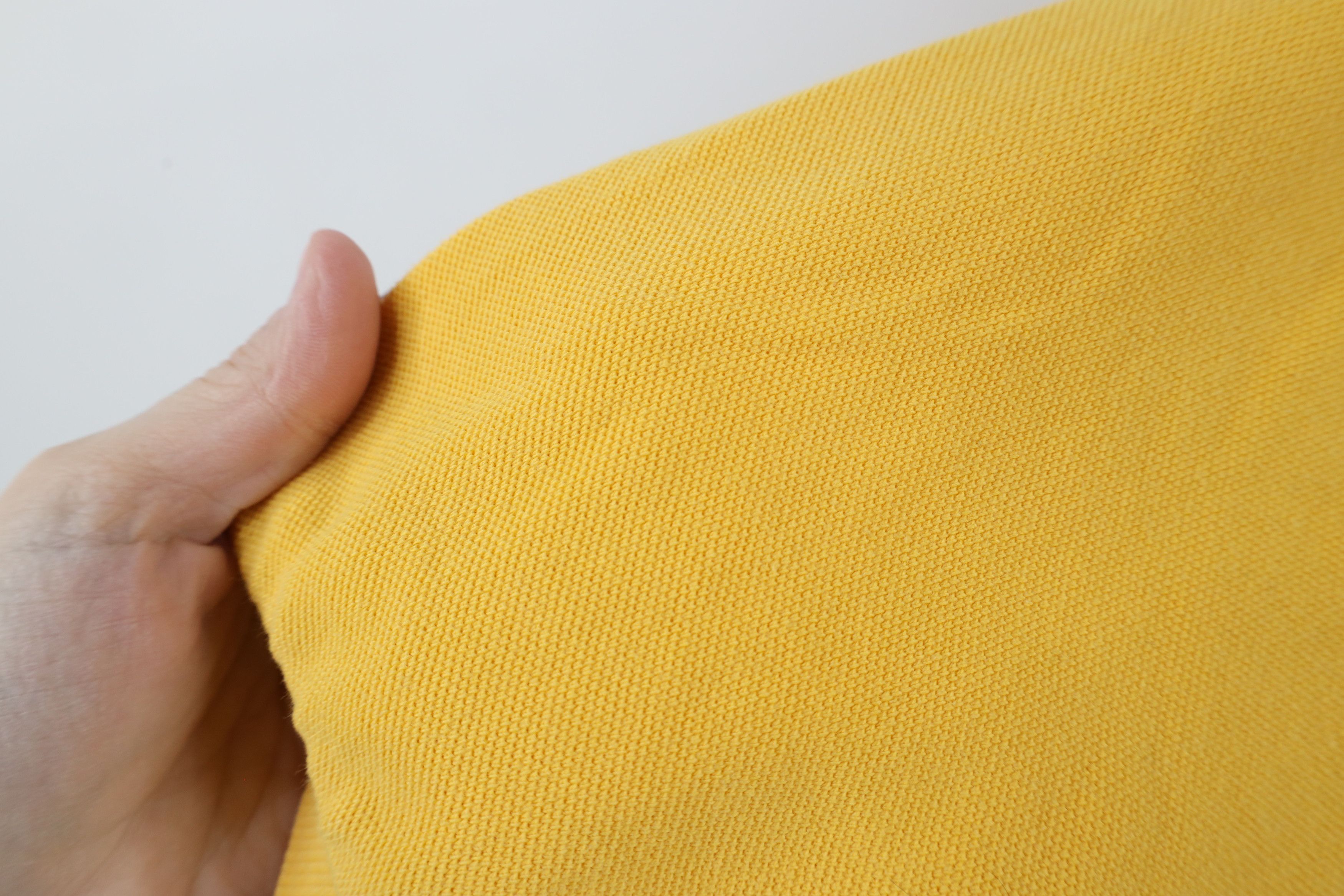 Ralph Lauren Vintage 90s Ralph Lauren Knit Collared Polo Shirt Yellow Size US L / EU 52-54 / 3 - 8 Thumbnail