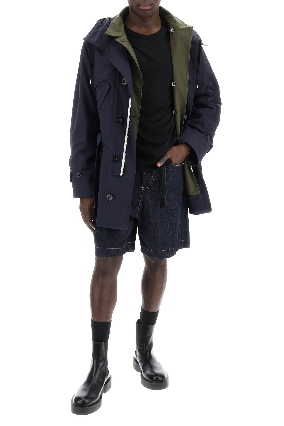 Sacai Sacai Reversible Ripstop Coat Size US L / EU 52-54 / 3 - 8 Thumbnail